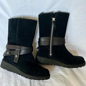 NWT Size 5 Womens/Kids UGG Aysel Black Boots